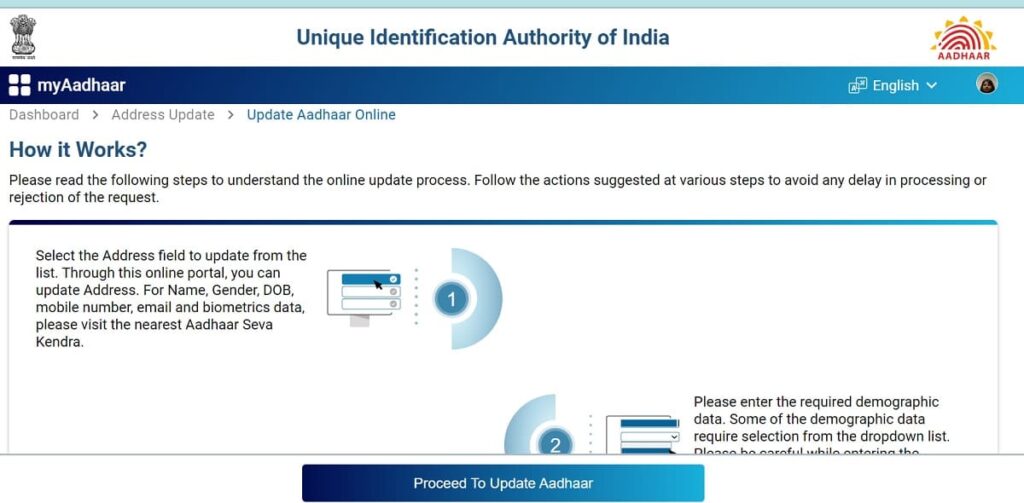 How to update/change Aadhaar Card Address online/offline 2024 in Hindi